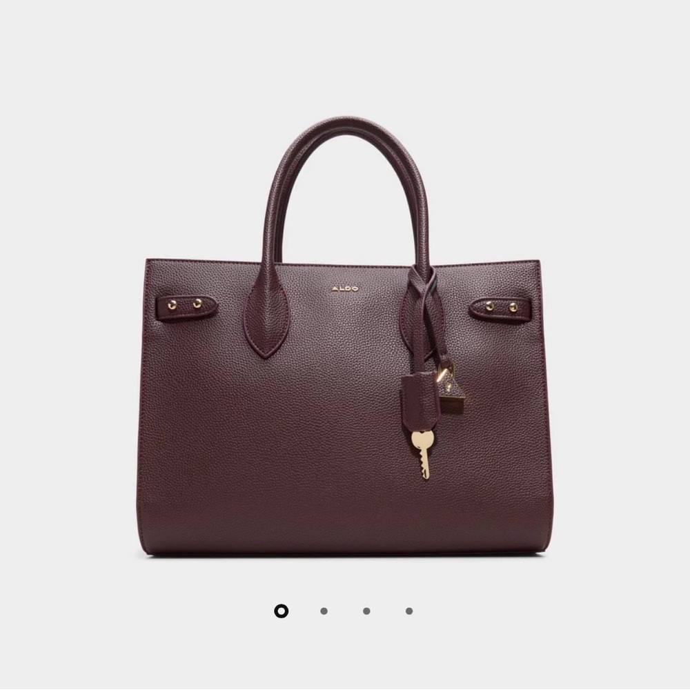Aldo Deep Burgundy Satchel